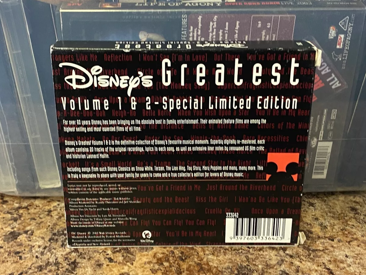 Disney’s Greatest Volume 1 CD 2001