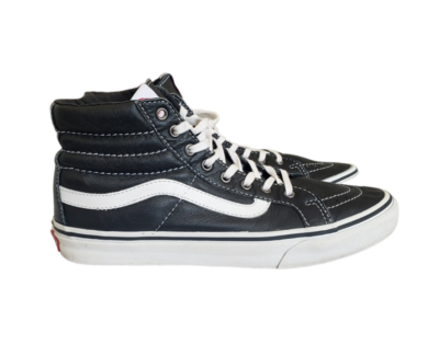 Vans SK8-Hi Off the Wall 721277 Black and White Leather