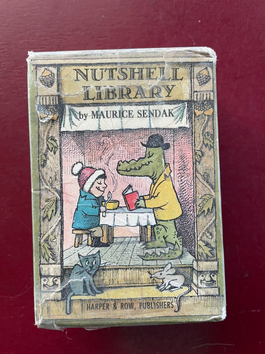 Nutshell Library by Maurice Sendak 1962 1st Edition ~ Complete w
