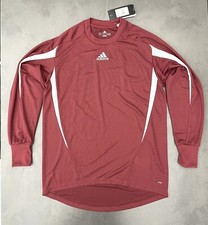 Adidas Herren Fu&szlig;ball Torwart Trikot gepolstert Sport Longsleeve rot Gr&ouml;&szlig;e M neu