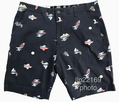 PLUGG CLOTHING Men's Shorts (SIZE 30) Flex Waist Flat Front BOATS ISLANDS New!