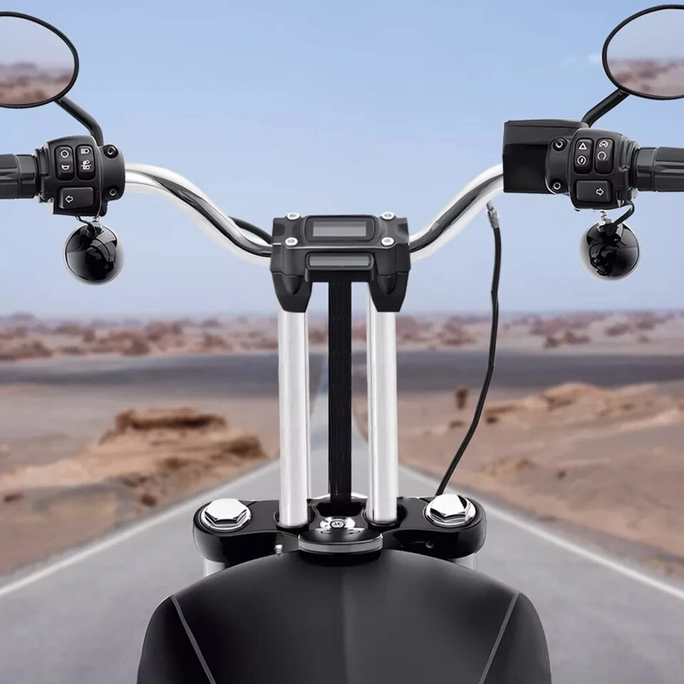 Т-образные рули подъема 16 дюймов MX для Harley Road King Sportster Dyna Low Rider - Изображение 2 из 4