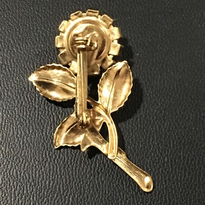 Alilang Sparkly Crystal Rhinestone Grand Piano Brooch Pin - Golden Tone Enamel Music Lover Gift - View #6