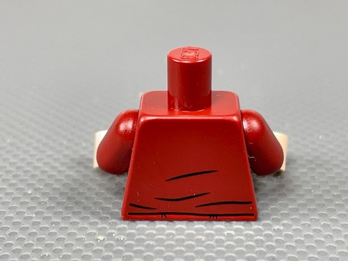 LEGO Minifigure Torso Maglione Collo a V Rosso Scuro Camicia e Cintura Ron Weasley 75980 - Foto 2 di 5