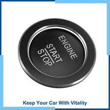 Pack (1) Engine Start Stop Ignition Button Overlay Cover Decal for Mercedes-Benz