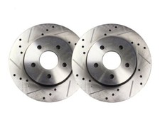 Detroit Axle 49kh46q Rear Brake Rotor Set Fits 2004-2005 Honda Civic Si
