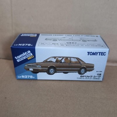 Nissan Cedric Cima Type II Limited 1/64 TLV N Neo Tomica Tomytec 1988