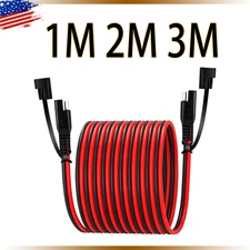 SAE To SAE Battery Cable Terminal 14AWG Connector Harness Extension Cord