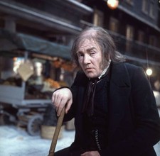 British actor Albert Finney plays Ebenezer Scrooge Ronald Neame's D- Old Photo