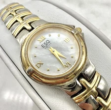 Ladies Esquire ESQ Swiss by Movado 100238A Mother of Pearl Dial - NEW BATTERY