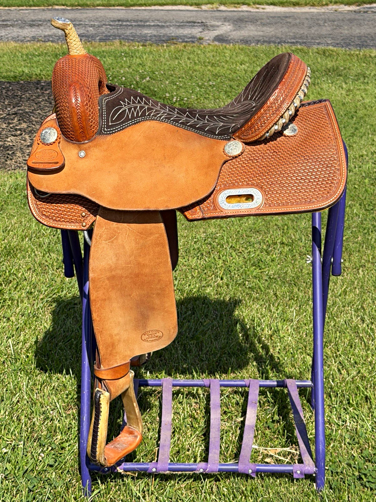 Billy Cook Genuine Maker Barrel Saddle 16 in Sulphur OK, EUC