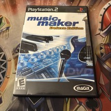 Magix Music Maker Deluxe Edition PS2 Game No Manual Tested Free Ship
