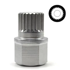 Anti-Theft Lug Nut Removal Tool, 40/23PT Wheel Locking Nut Key - BMW Compatible