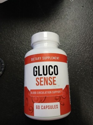 GLUCOSENSE CAPSULES GLUCO SENSE BLOOD CIRCULATION SUPPORT 60 CAPSULES FREE SHIP
