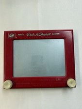 Etch a Sketch No. 505 Working Red Classic Toy Magic Screen Vintage Toy