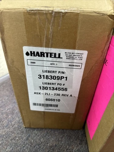 Hartell A5X-2LI-230 Plenum Rated Condensate Pump Liebert 318309P1