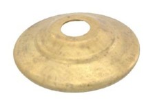B P Lamp 6 1/4 Inch Diameter Solid Brass Vase Cap, Unfinished