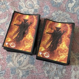 sauron card sleeves MTG LotR B Art [100] If you do Sauron MTG Card Sleeves, Matte