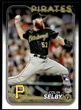 2024 Topps Colin Selby Rookie Pittsburgh Pirates #668