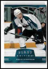 2002-03 Be a Player First Edition #077 Niklas Sundstrom