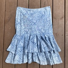Ralph Lauren Country Cotton Ruffled Skirt