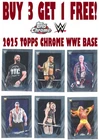 2026 Topps Chrome WWE Wrestling (BUY 3 GET 1 FREE) You Pick/Complete Your Set