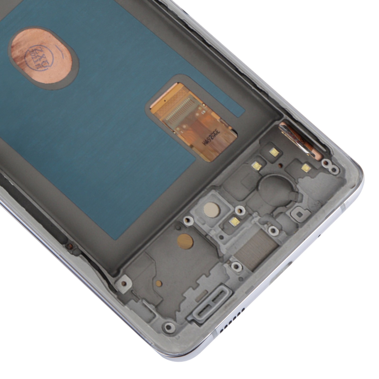 Ecran pour Galaxy S20 FE tactile fluide avec cadre blanc robuste - 3
