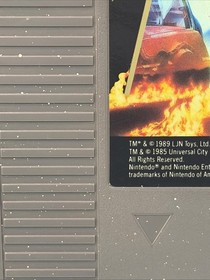Back to the Future Nintendo NES Game Tested Working PAINT DROPS ON FRONT OF GAME