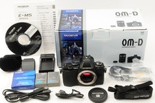  MINT 2642 shots Olympus OM-D E-M5 Black Body Digital Camera from Japan 198
