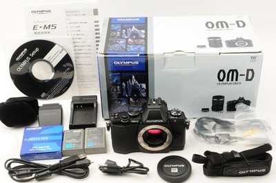 [MINT 2642 shots] Olympus OM-D E-M5 Black Body Digital Camera from Japan #254