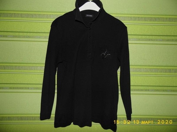 Women Gerry Weber Shirt Black Cotton 38 / M / 46