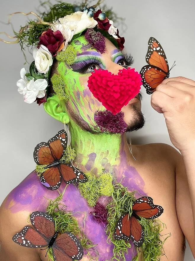 Vivivalue Women Floral Crown Rose Flower Headband Hair Wreath Floral Headpiece - Image 3 of 4