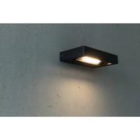 LED AußEnwandleuchte Cordoba, IP54, 12W 3000K 600Lm 90°, Lichtgeber Neigbar 320°