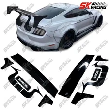 Forged/Carbon Fiber/Gloss Black Rear Spoiler Wing Kits For Ford Mustang 2015-23