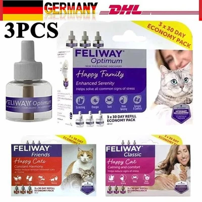 3pcs Fel|way Vorteilspack Nachfüllflakon 48ml Pheromone Lösung bei Stress Katzen - Bild 1 von 4