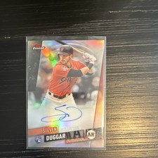 Topps 2019 Finest Rookie Autograph Steven Duggar #FA-SD Giants Baseball