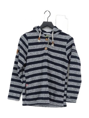 Trespass Men's Hoodie S Blue Striped 100% Polyester Pullover