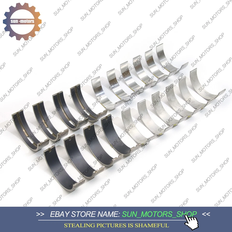 Crankshaft Main + Con Rod Bearings set For VW Porsche Audi A6 Q5 Q7 2.7 3.0 TDI - Image 2 of 4
