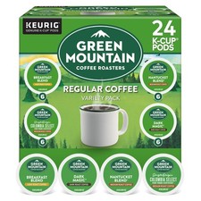 New Green Mountain Coffee Roasters, Variety Pack K-Cup Coffee Pods, 24 Count