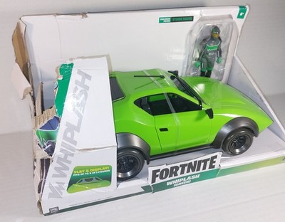 Fortnite Whiplash Green Storm Racer Figure 2021 Epic Games Damaged Packaging 