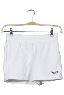 Reebok Classic Shorts Damen kurze Hose Hotpants Gr. XS Baumwolle Weiß #98c0ar1