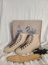 NOS Riedell Red Wing Rental Skate Shoes Boots Size 11 Leather Suede 4412 2583 3