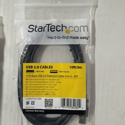 L119 STARTECH USBEXTAA10BK USB 2.0 CABLE 10'/3M