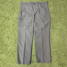 Columbia Pants Men 40x32 Gray Chino Hiking Fishing Casual Outdoors Cargo Work