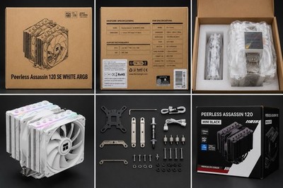 Thermalright Peerless Assassin 120 SE White ARGB CPU Kühler Weiß