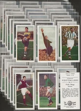 CHIX-FULL SET- FAMOUS FOOTBALLERS 1956 (2ND SERIES X48 CARDS) EXCELLENT