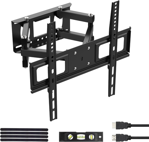 Supporto TV A Parete Girevole E Inclinabile S7244 Per TV 32-65 Pollici – VESA Fino A 400x400, Carico 50 Kg, Distanza 70-375 Mm