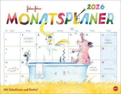 Kalender 2026 - Heine Monatsplaner