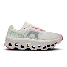 Women's On Cloudmonster, White/Lima, 10 B Medium US