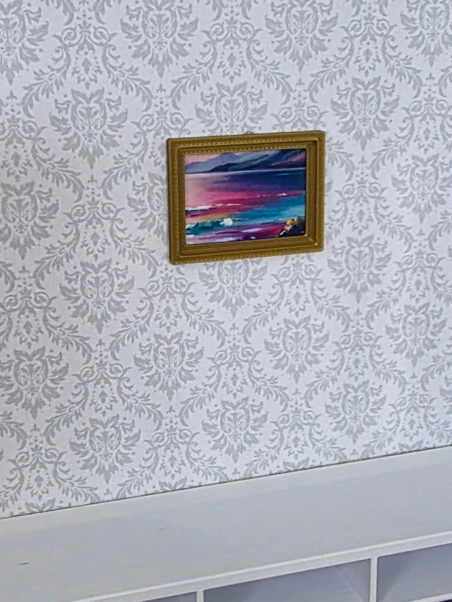 Pared de estilo victoriano blanco con moldura de madera Generativo Ai